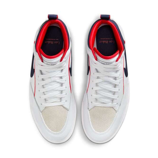 Nike SB React Leo Premium (White / Midnight Navy / University Red)