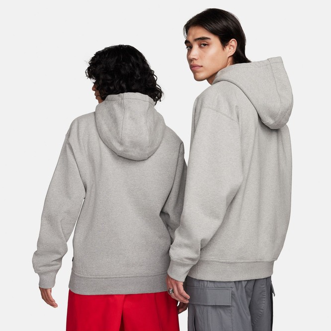 Nike SB Skate Hoodie (Dark Gray Heather / White)