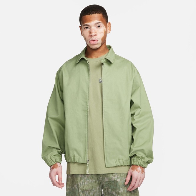 Nike SB Woven Twill Premium Skate Jacket (Oil Green)