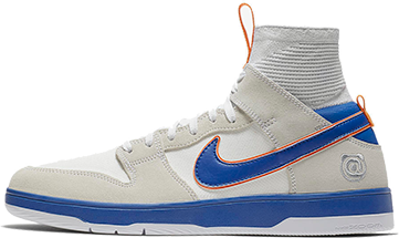 Nike SB X Medicom Dunk High Elite QS Shoes (White / College Blue)