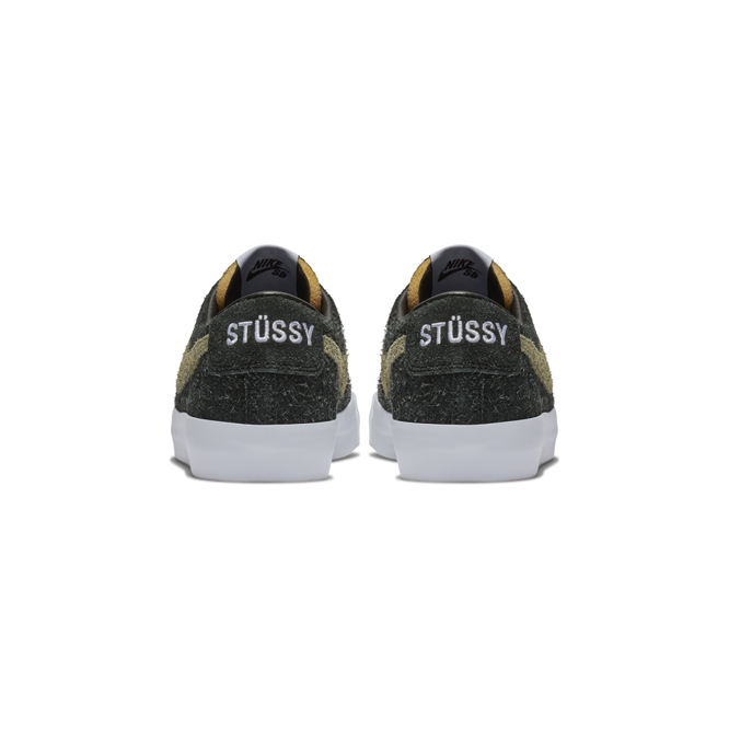 Nike SB X Stussy Blazer Lw QS shoes (Black / Palm Green)