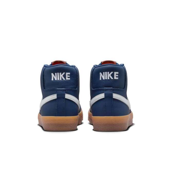 Nike SB Zoom Blazer Mid ISO (Navy / White / Navy / Gum Light Brown)