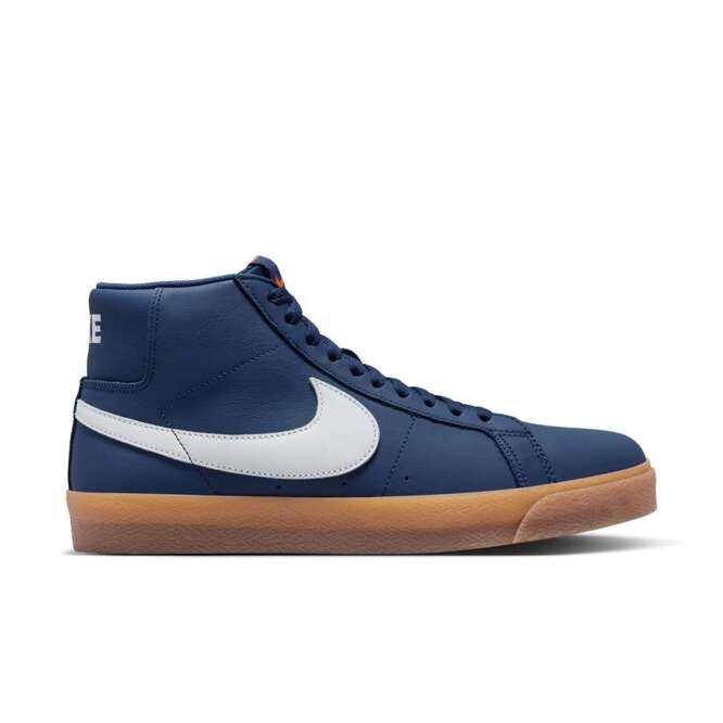 Nike SB Zoom Blazer Mid ISO (Navy / White / Navy / Gum Light Brown)