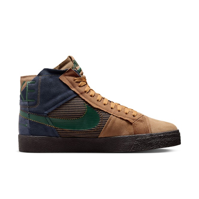 Nike SB Zoom Blazer Mid Premium (Legend Dark Brown / Fir / Obsidian)