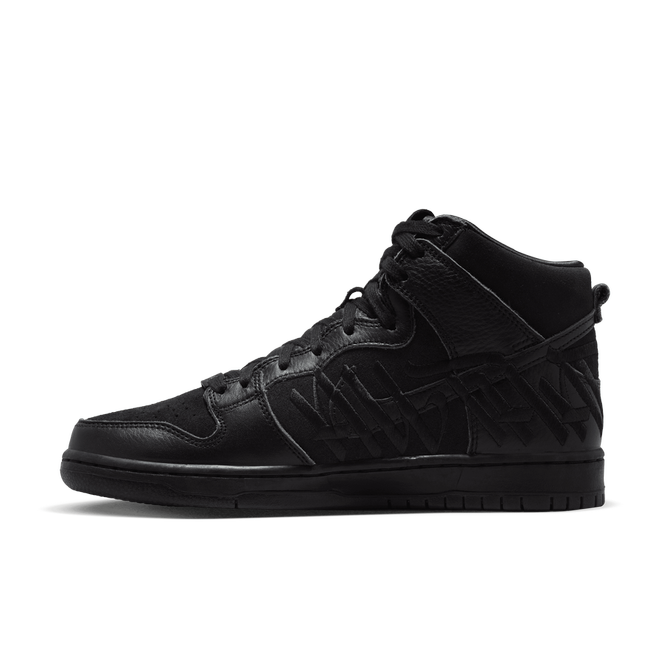 Nike SB x FAUST Dunk High Pro (Black / Black / Metallic Gold)