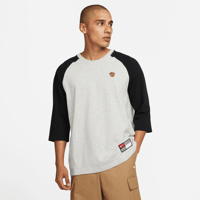 Nike SB x MLB Raglan Skate Tee SF (Grey Heather / Black)