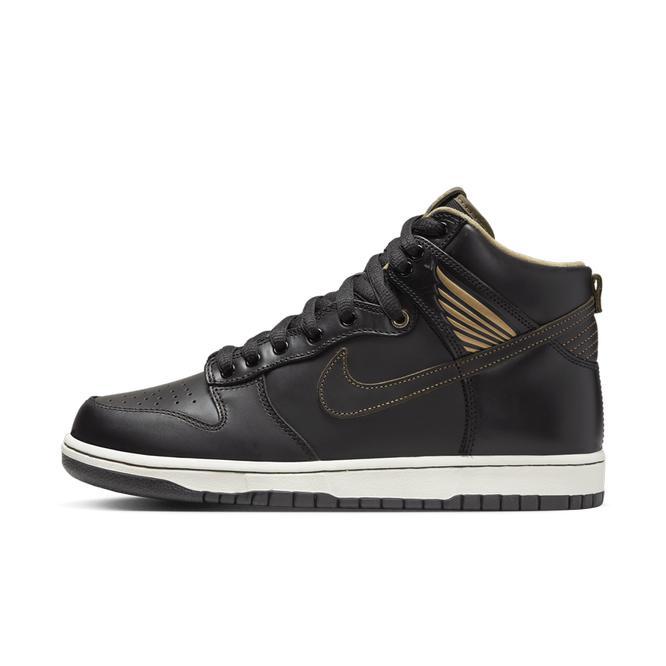 Nike SB x Pawnshop Skate Co. Dunk High OG "Old Soul" (Black/Black/Metallic Gold)