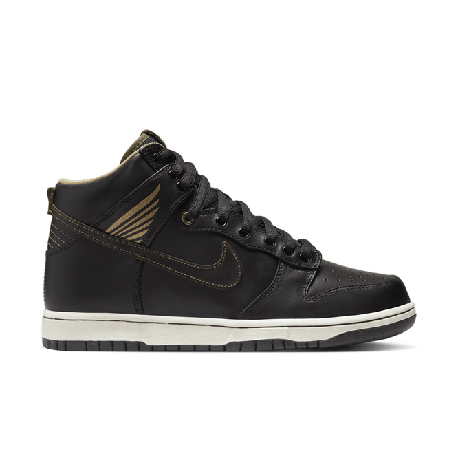 Nike SB x Pawnshop Skate Co. Dunk High OG "Old Soul" (Black/Black/Metallic Gold)