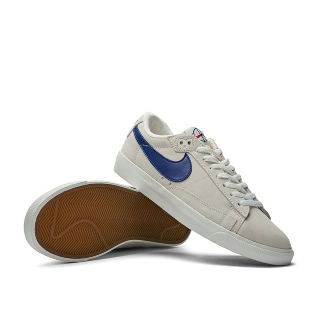 Nike SB x Polar Skate Co. Shoes Zoom Blazer Low GT QS (Summit White / Deep Royal Blue)