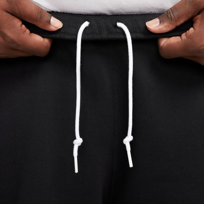 Nike Solo Swoosh Fleece Pants (Black/White)