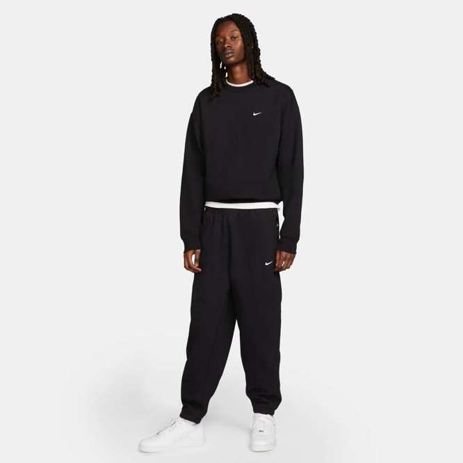 Nike Solo Swoosh Fleece Pants (Black/White)