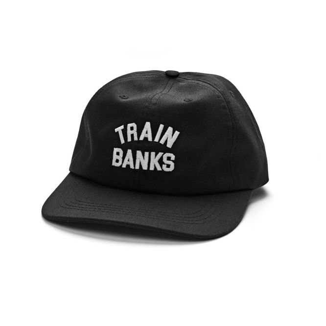 POLAR SKATE CO. BASIC HAT TRAIN BANKS CAP (BLACK)