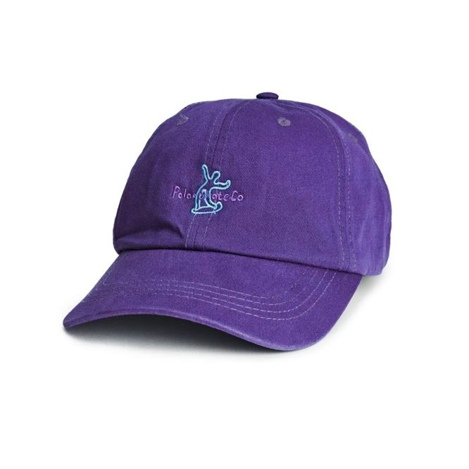 POLAR SKATE CO. BASIC HAT WAVY SKATER CAP (PURPLE)