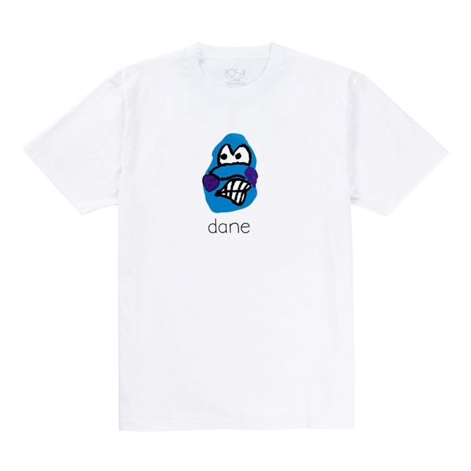 POLAR SKATE CO. T-SHIRT PRO TEE DATA (WHITE)