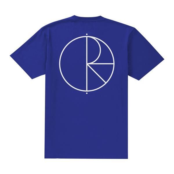 POLAR SKATE CO. T-SHIRT STROKE LOGO TEE (80'S BLUE)