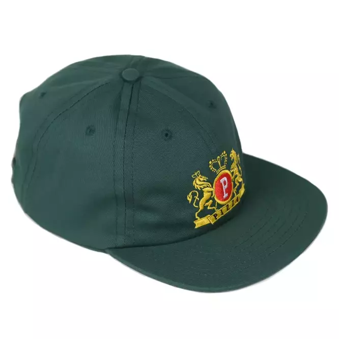 Pizza Skateboards Crest 6 Panel Hat (Green)