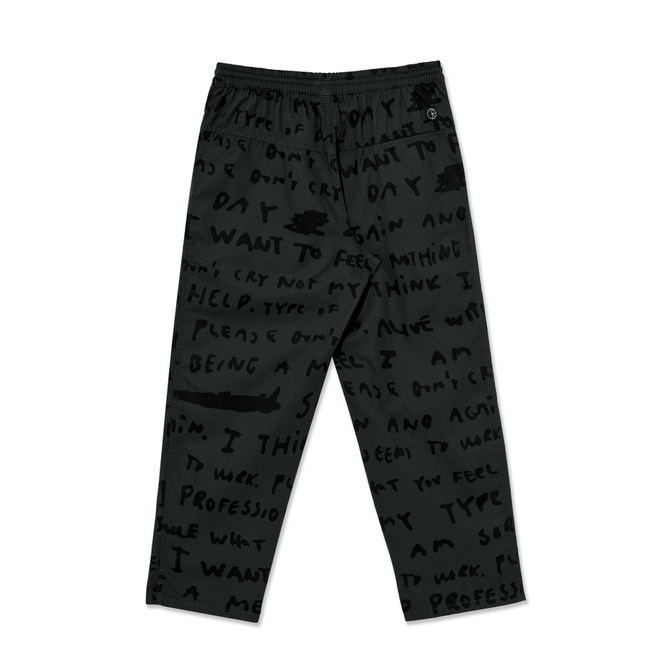 Polar Skate Co. Sad Notes Surf Pants (Graphite)