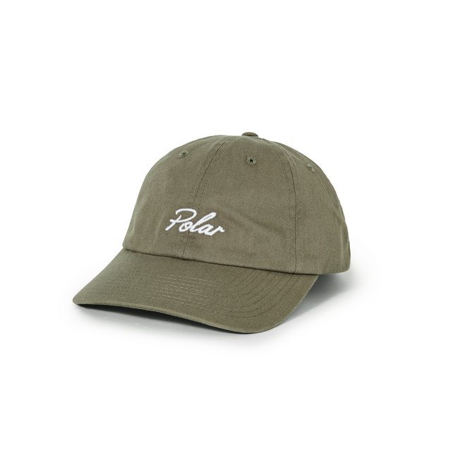 Polar Skate Co. Varsity Logo Sai Cap (Khaki)