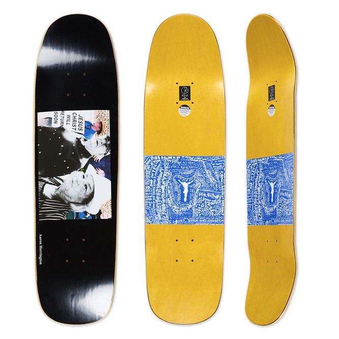 Polar Skate Co. board Aaron Herrington Return Soon (Black) 8.125" / 8.625"