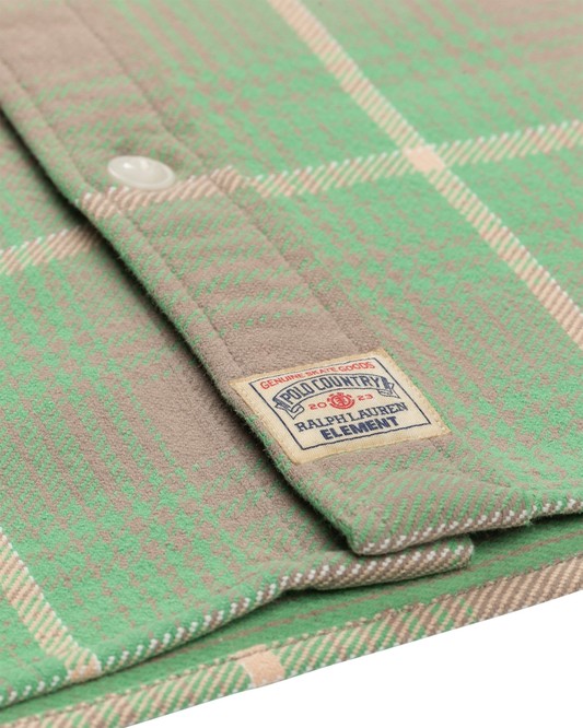 Polo x Element Long Sleeve Shirt (Green / Gray / Yellow Plaid)