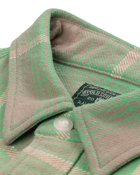 Polo x Element Long Sleeve Shirt (Green / Gray / Yellow Plaid)