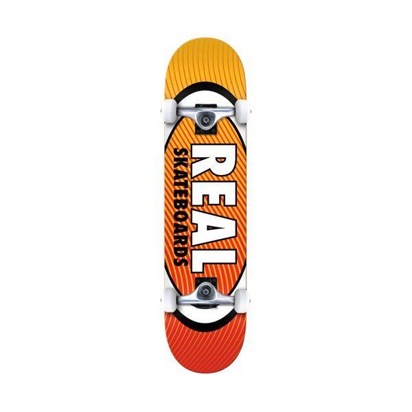 Real Skateboards Team Oval Heatwave MED Complete Skateboard 7.75" x 31.6"