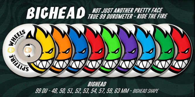 SPITFIRE BIGHEAD EDITION 99DU 53 MM WHEELS