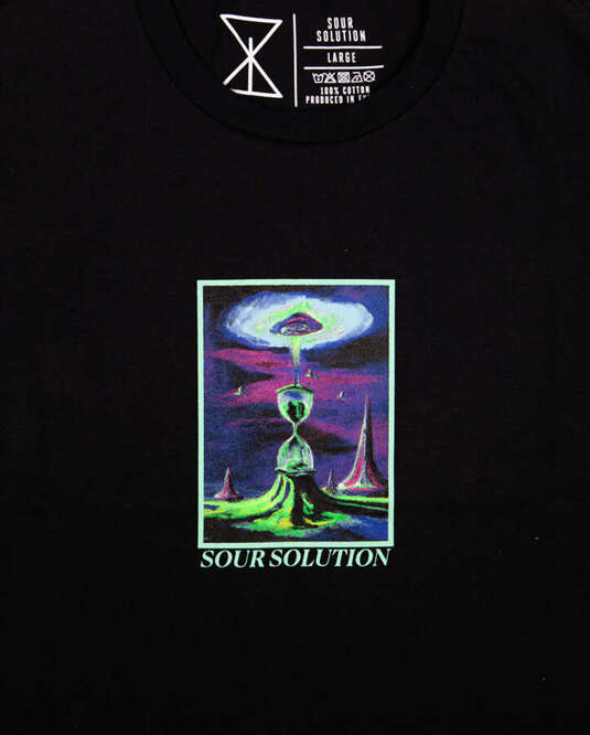 Sour Solution Spaceglass Tee (Black)