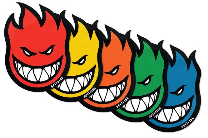 Spitfire Wheels Fireball Bighead Sticker (Large)