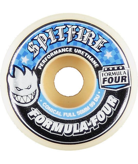 Spitfire Wheels Formula Four Conical Full 99DU 56 mm wheels