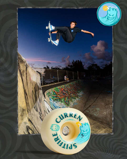 Spitfire Wheels Formula Four Curren Burn Squad Radial Full 99DU 56 mm