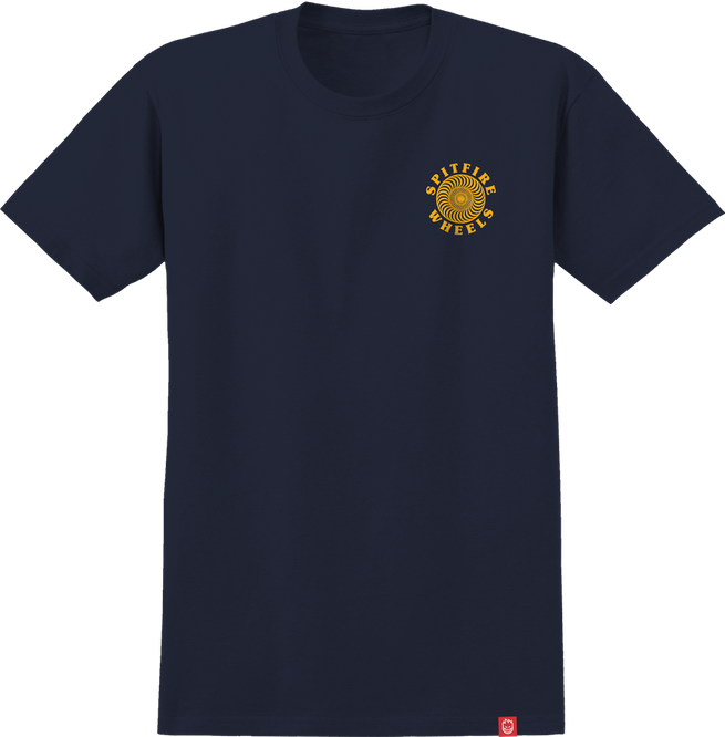 Spitfire Wheels OG Classic Tee (Navy/Gold)