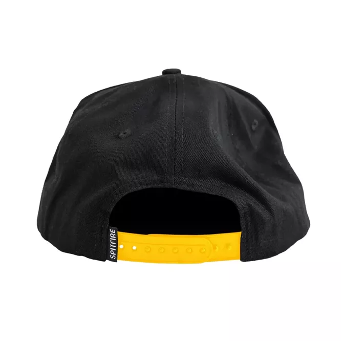 Spitfire x Gonz Shmoo Classic 5 Panel Snapback (Black/Yellow)