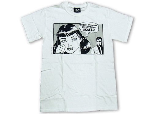 Thrasher Boyfriend White T-Shirt