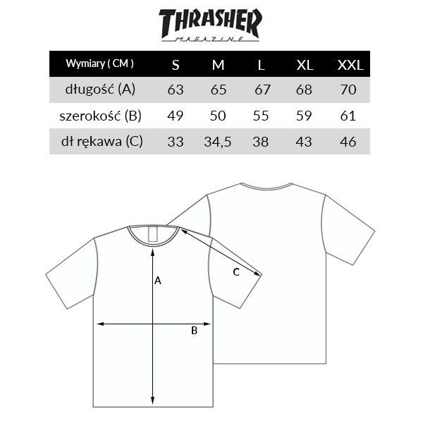 Thrasher Boyfriend White T-Shirt