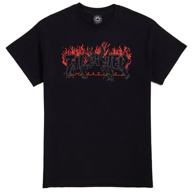 Thrasher Crows T-Shirt (Black)