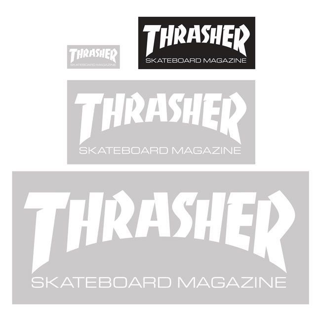 Thrasher Skate Mag STANDARD Sticker (Black)