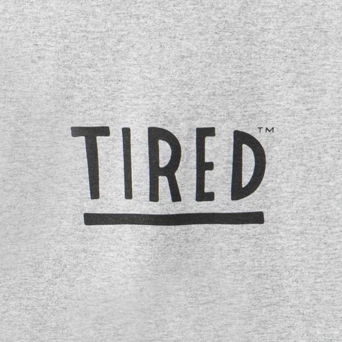 Tired Skateboards Finger Tee (Heather Gray)