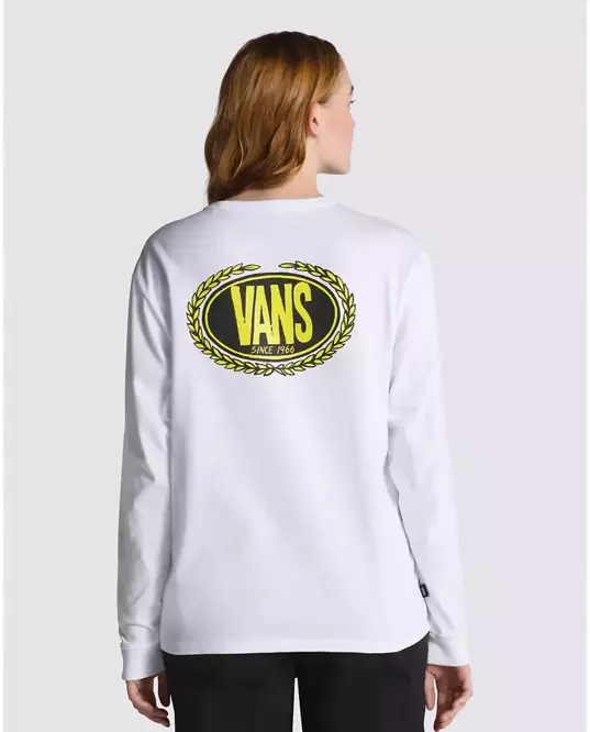 Vans Emblem Skate Classics Off The Wall Longsleeve (White)