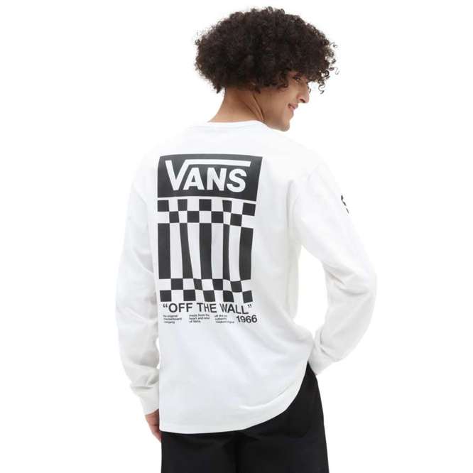 Vans Off The Wall Check Graphic Longsleeve (White)