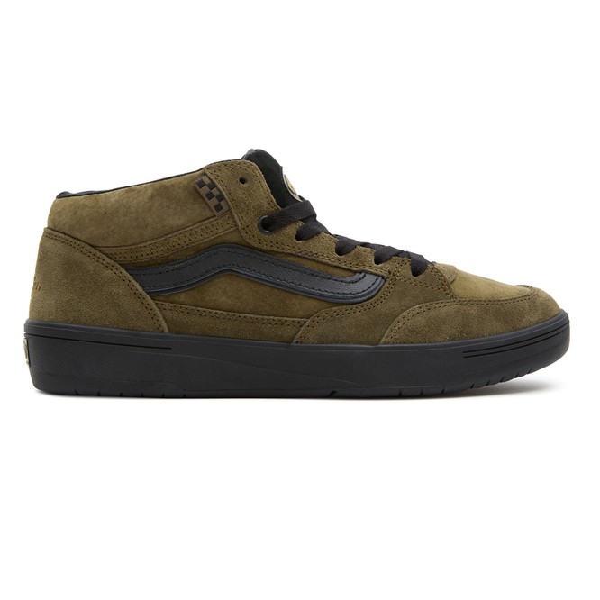 Vans Skate Zahba Mid by Beatrice Domond (Dark Olive)