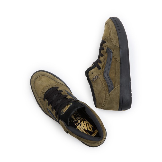 Vans Skate Zahba Mid by Beatrice Domond (Dark Olive)