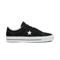 CONVERSE ONE STAR PRO LOW TOP SHOES (BLACK/WHITE/WHIE)