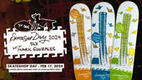 Deluxe SF Skateshop Day 2024 Shop Keeper Board 8.06" x 31.8"