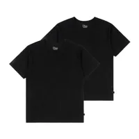 Dime Classic 2 Pack Undershirts (Black)