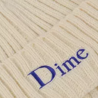 Dime Classic Fold Beanie (Off-White)