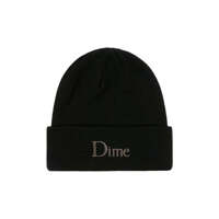 Dime Classic Wool Fold Beanie (Black)