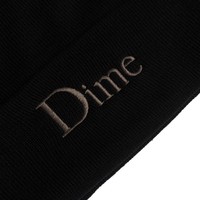 Dime Classic Wool Fold Beanie (Black)