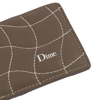 Dime Quilted Bifold Wallet (Brown)