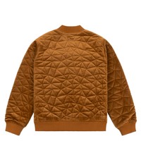 Dime Velor Bomber Jacket (Rust)